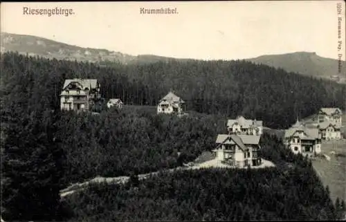 Ak Karpacz Krummhübel Riesengebirge Schlesien, Berghotel Teichmannbaude, Riesengebirge,  mehrere 