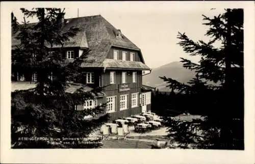 Ak Janské Lázně Johannisbad Riesengebirge Region Königgrätz, neue Schwarzschlagbaude, Černá bouda
