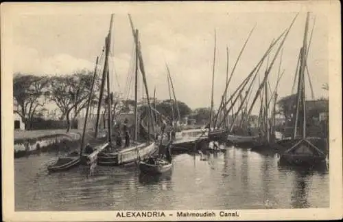Ak Alexandria, Mahmoudieh Kanal, Boote