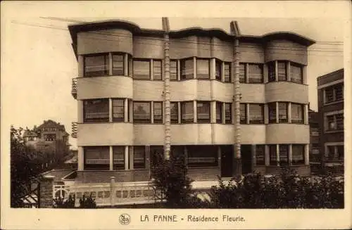 Ak La Panne De Panne Westflandern, Residence Fleurie