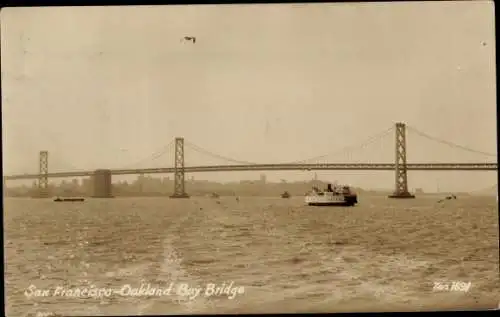 Ak San Francisco Kalifornien USA, Oakland Bay Bridge