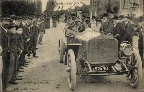 Ak Circuit de la Sarthe, Ankunft aus S. Calais, Bayard-Team