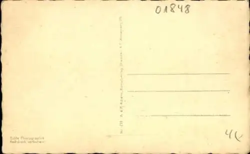 Ak Hohnstein Sächsische Schweiz, Burg