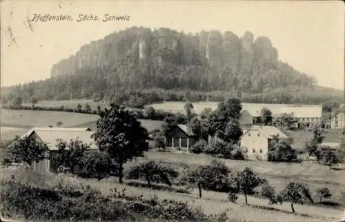 Ak Königstein an der Elbe Sächsische Schweiz, Pfaffenstein