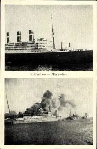 Ak Rotterdam Südholland Niederlande, Statendam