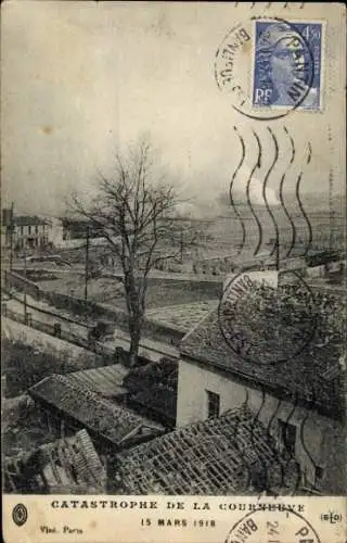 Ak La Courneuve Seine Saint Denis, Katastrophe, 15. März 1918