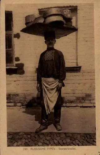 Ak Russische Typen, Beerenhändler