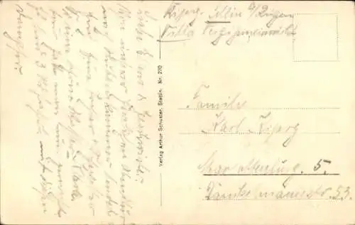 Ak Dampfer Odin, Reederei Braeunlich Stettin, Salonschnelldampfer