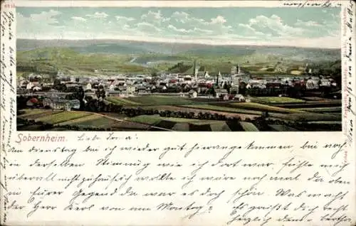 Ak Bad Sobernheim an der Nahe, Gesamtansicht