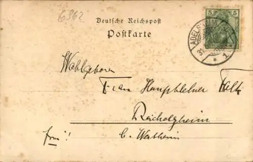Ak Adelsheim in Baden, Gesamtansicht
