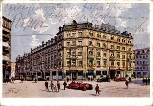 Ak Dresden Neustadt, Europahof