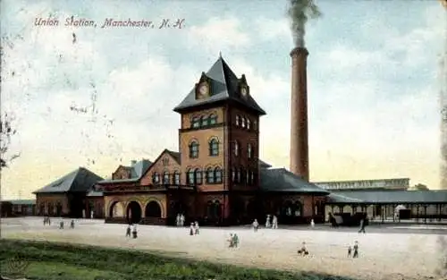 Ak Manchester New Hampshire USA, Union Station