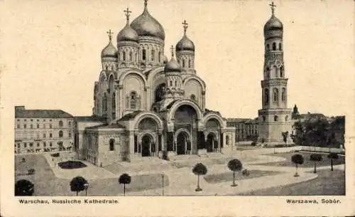 Ak Warszawa Warschau Polen, Russische Kathedrale, Sobor