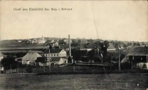 Ak Mníšek Einsiedel in Čechy Böhmen Reg Reichenberg, Ansicht von Einsiedel, ländliche Szenerie, H
