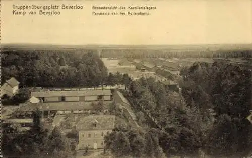 Ak Beverloo Beverlo Beringen Flandern Limburg, Truppenübungsplatz  Gesamtansicht Kavallerielagers