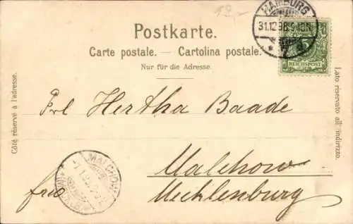 Ak Glückwunsch Neujahr, Schwein