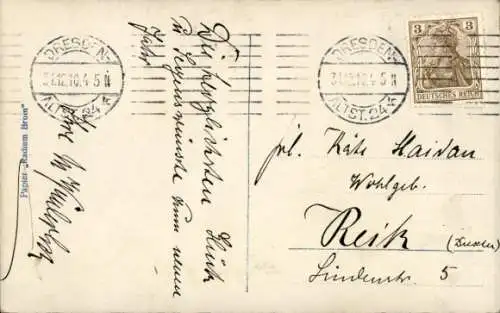 Ak Glückwunsch Neujahr, Kinder, Schneemann