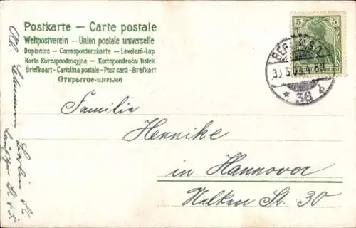 Ak Glückwunsch, Pfingsten, Maikäfer