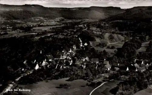 Ak Bruch im Tal Württemberg, Fliegeraufnahme
