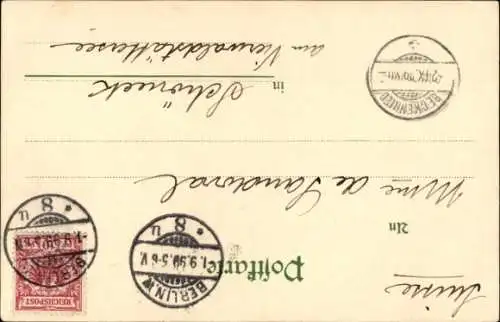 Litho Liebespaar, Cousin Jack, Mann in Uniform