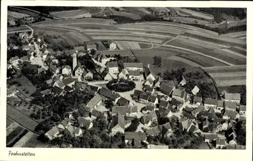 Ak Frohnstetten Stetten am kalten Markt, Fliegeraufnahme