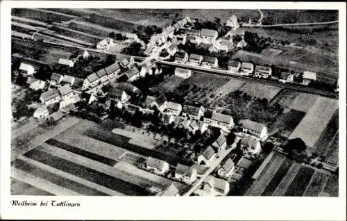 Ak Rietheim Weilheim Schwäbische Alb, Fliegeraufnahme