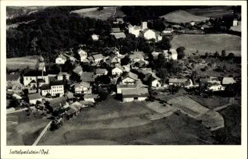 Ak Sattelpeilnstein Traitsching im Bayerischen Wald, Fliegeraufnahme