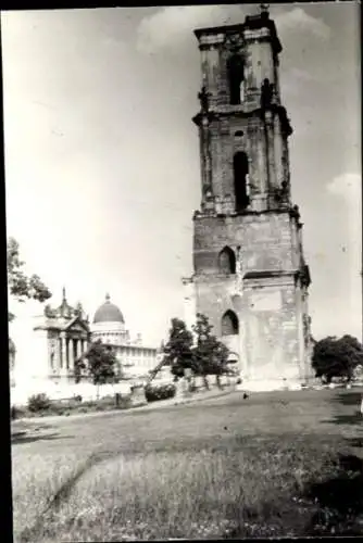 Foto Potsdam, Turm der Garnisonkirche, Abriss 1968
