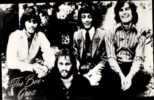 Ak Musikgruppe The Bee Gees, Robin, Barry, Maurice Gibb