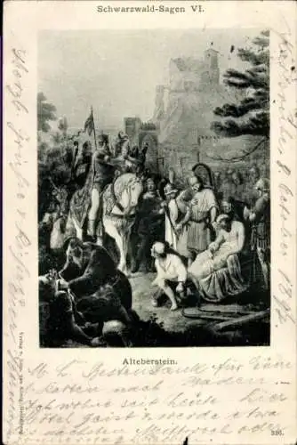 Ak Schwarzwald-Sagen VI, Alteberstein