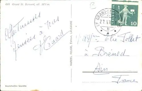 Ak Grand St. Bernard, Bernhardiner