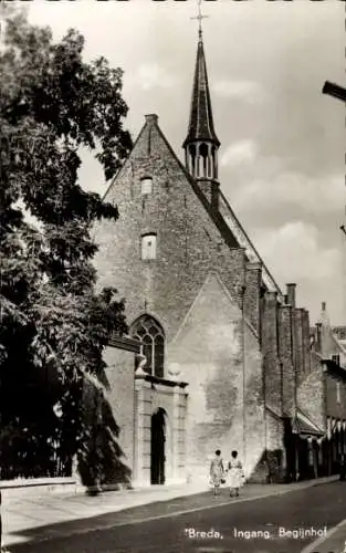 Ak Breda Nordbrabant Niederlande,  Eingang Begijnhof