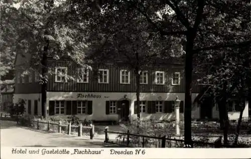 Ak Dresden Altstadt, Hotel und Gaststätte Fischhaus