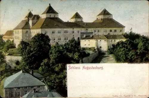 Ak Augustusburg im Erzgebirge, Schloss  Verlag K. Papralk & Co, Chemnitz