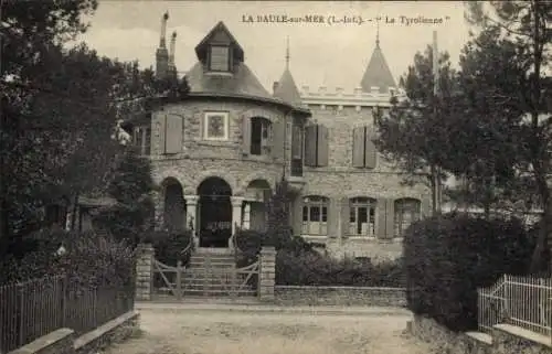 CPA La Baule sur Mer Loire Atlantique, La Tyrolienne