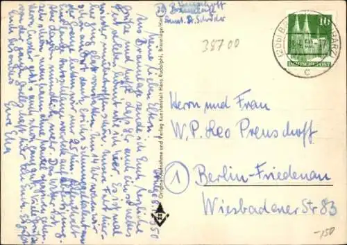 Ak Braunlage im Oberharz, Sanatorium Dr. Schroeder, Gartenansicht