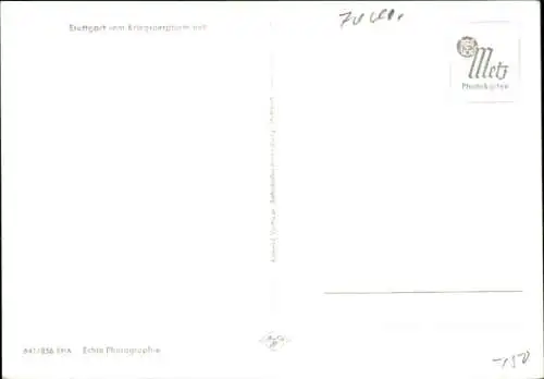 Ak Stuttgart in Württemberg, Panorama bei Nacht