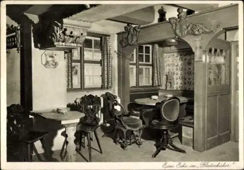 Ak Hamburg Altstadt, Alt-Hamburger Bürgerhaus Grimm, Eine Ecke im Fleetenkieker, Sammlung Lachmund