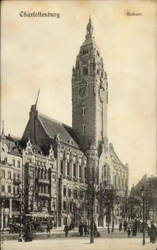 Ak Berlin Charlottenburg, Rathaus