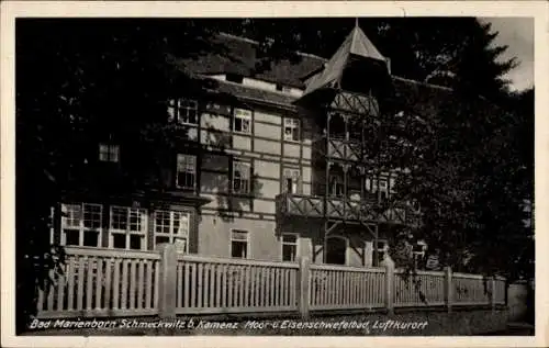 Ak Bad Marienborn Schmeckwitz Räckelwitz Sachsen, Moor und Eisenschwefelbad