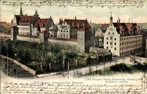 Ak Nürnberg, Germanisches Museum