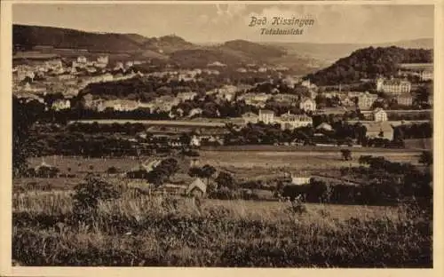 Ak Bad Kissingen Unterfranken Bayern, Totalansicht, Landschaft, Gebäude, Stadtansicht