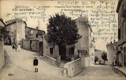 Ak Le Cannet Alpes Maritimes, Chapelle Saint-Sauveur
