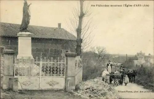 Ak Ars Ain, Ste Philomene mostrant l'Eglise