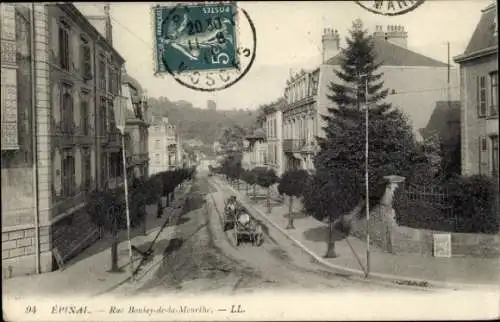 Ak Épinal Lothringen Vosges, Rue Boulay de la Meurthe