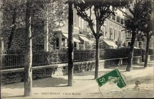 Ak Saint Enogat Dinard Ille et Vilaine, Hotel Michelet