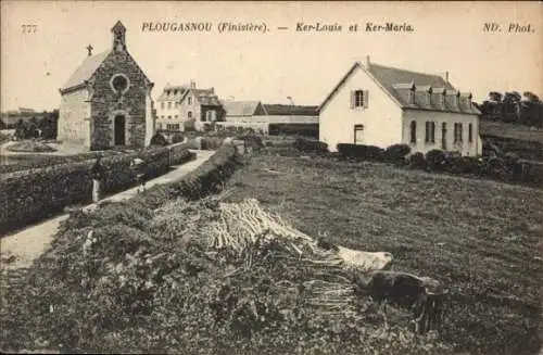 CPA Plougasnou Finistère, Ker Louis et Ker Maria