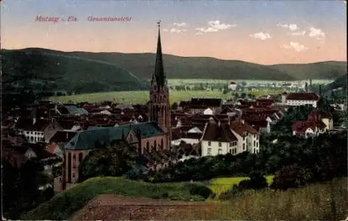 Ak Mutzig Elsass Bas Rhin, Gesamtansicht