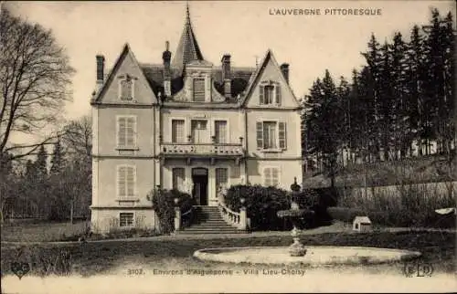 Ak Aigueperse Rhône, Villa Lieu Choisy