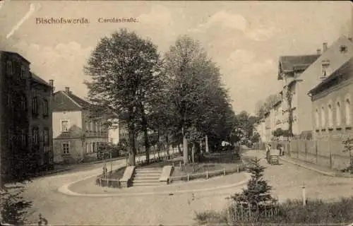 Ak Bischofswerda in Sachsen, Carolastraße